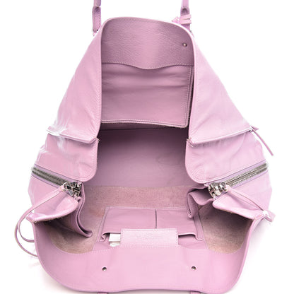 Balenciaga Veau Papier A4 Zip Around Tote Rose Orchid 5 of 22