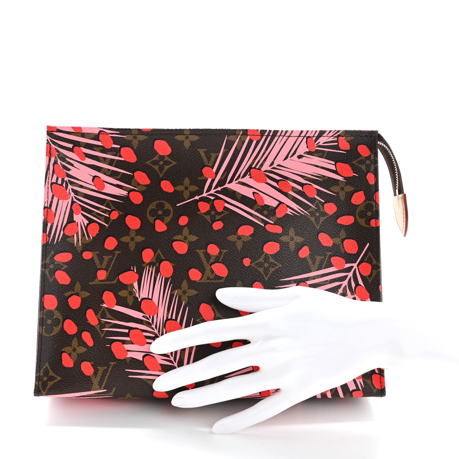 Louis Vuitton Monogram Jungle Dots Toiletry Pouch 26 Sugar Pink Poppy 2 of 8