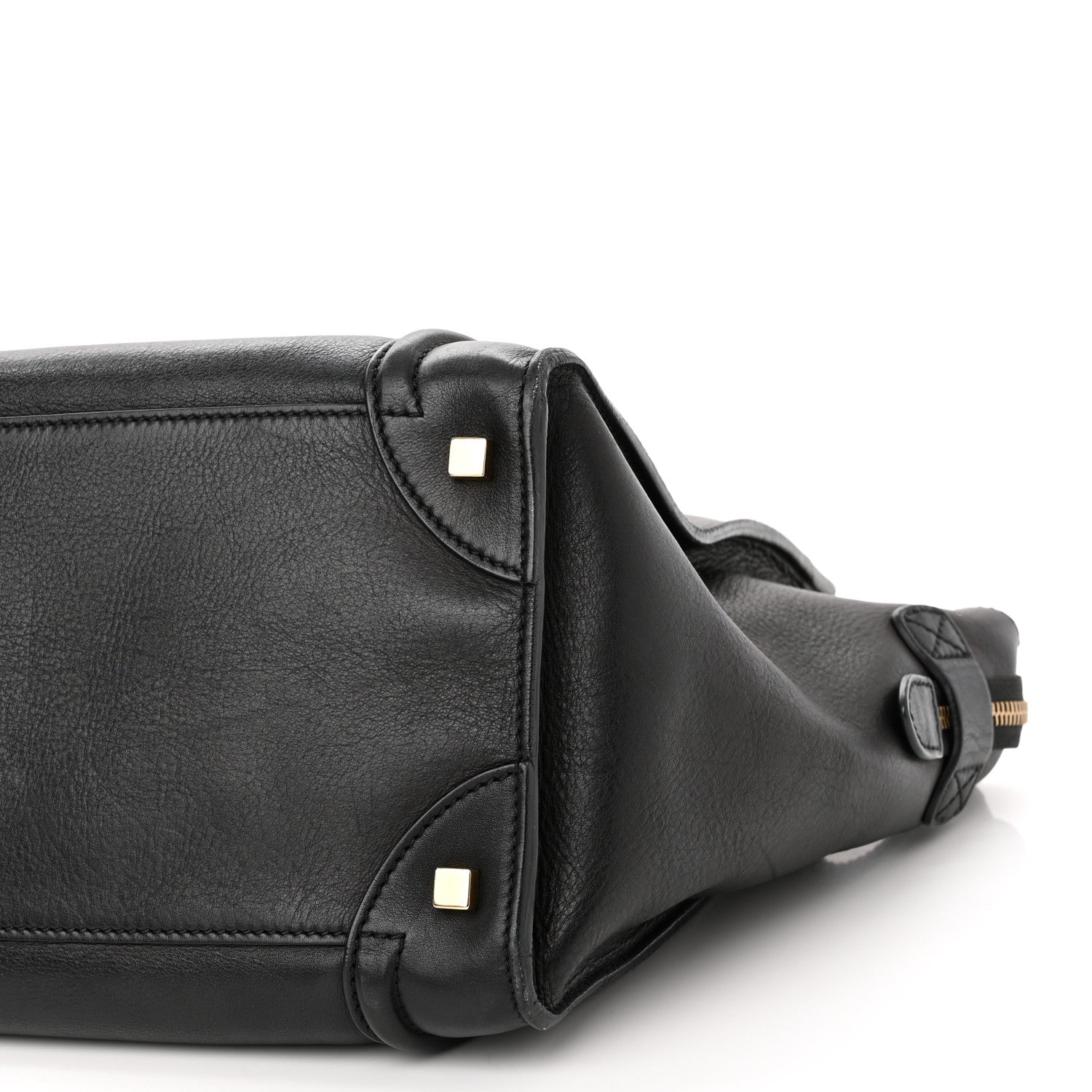 Celine Smooth Calfskin Micro Luggage Black 10 of 14