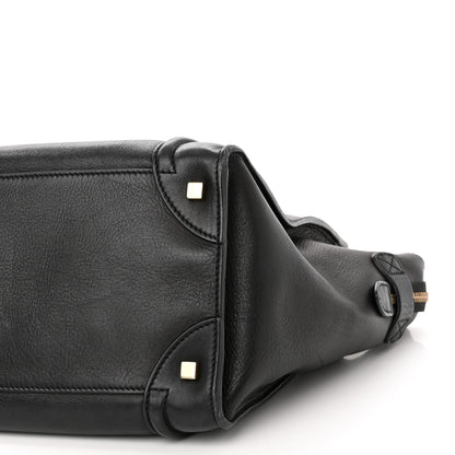 Celine Smooth Calfskin Micro Luggage Black 10 of 14