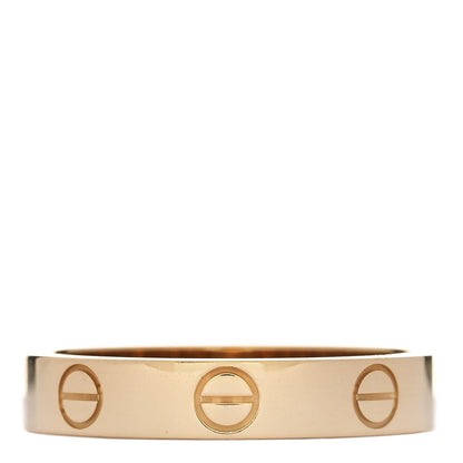 Cartier 18K Yellow Gold 3.5mm LOVE Wedding Band Ring 52 6 3 of 5