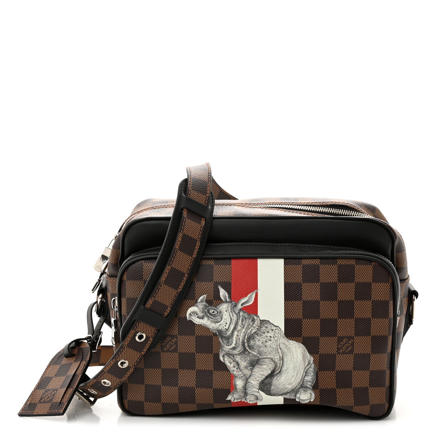Louis Vuitton Savane Damier Ebene Rhinoceros Nil PM 1 of 9
