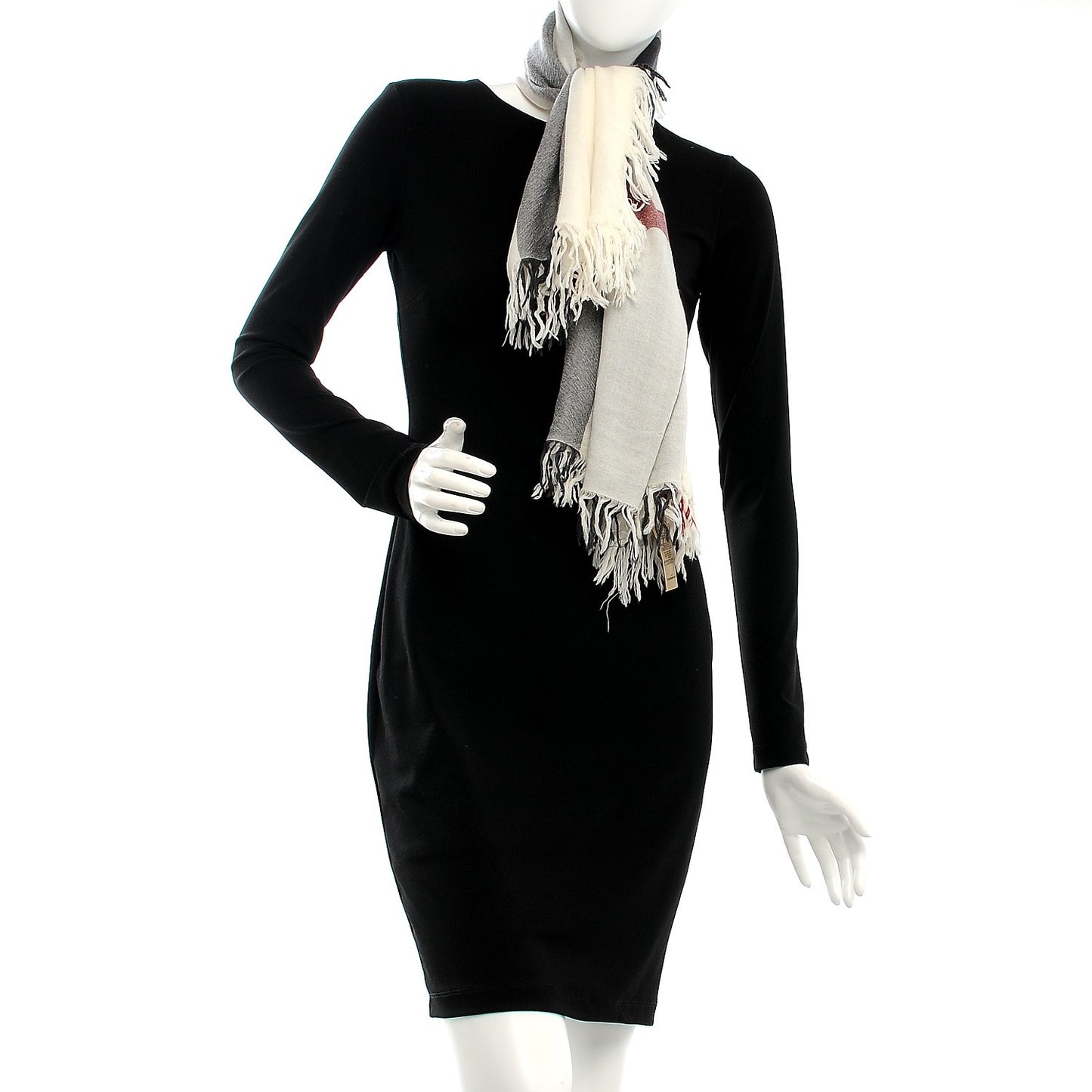 Merino Wool House Check Scarf