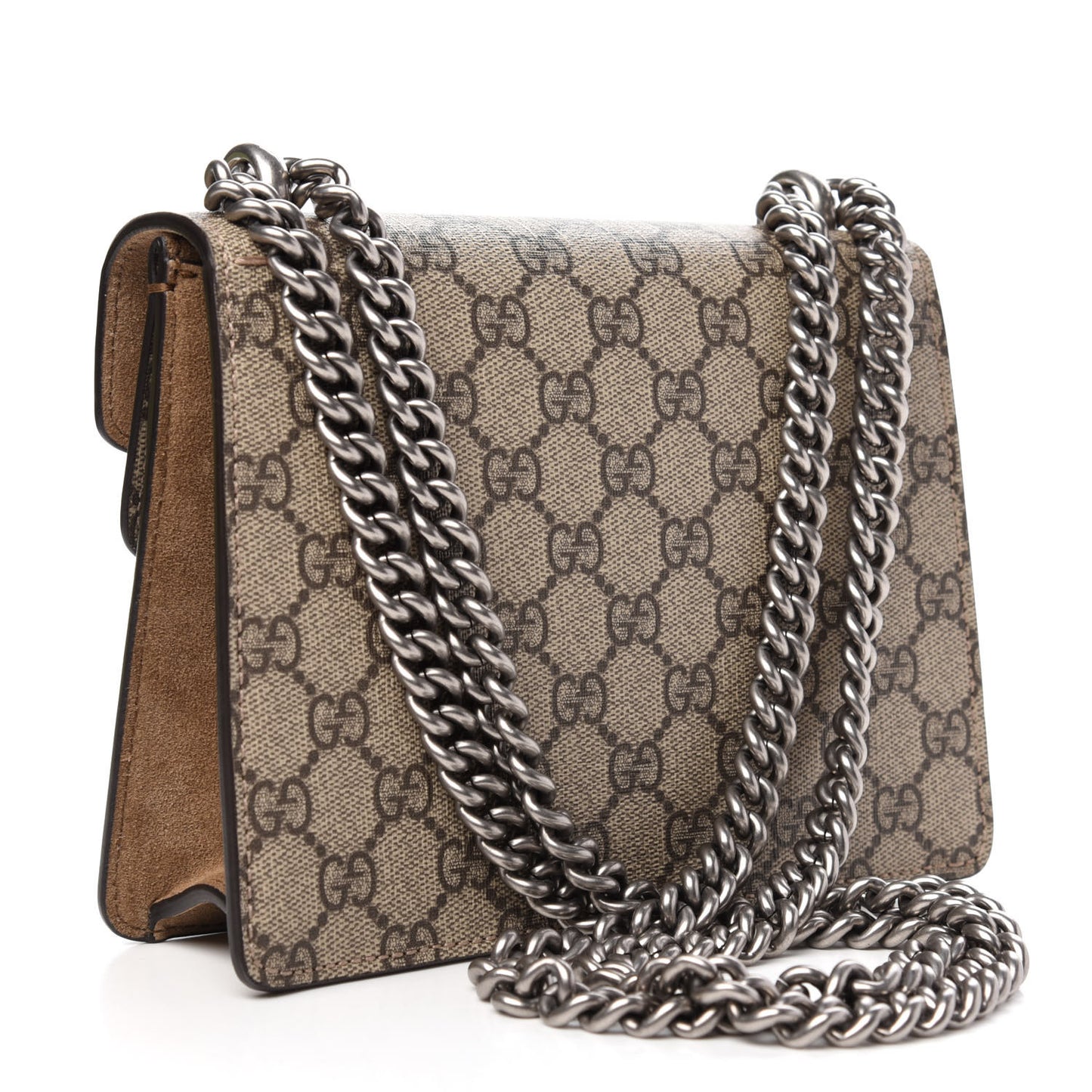 GG Supreme Monogram Mini Dionysus Shoulder Bag Taupe