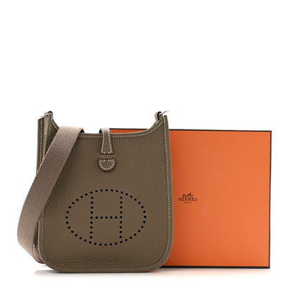 Hermes Taurillon Clemence Evelyne TPM Etoupe 13 of 13