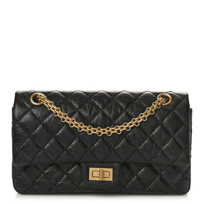 Chanel Aged Calfskin Quilted 2.55 Reissue 225 Flap Black 1 of 9