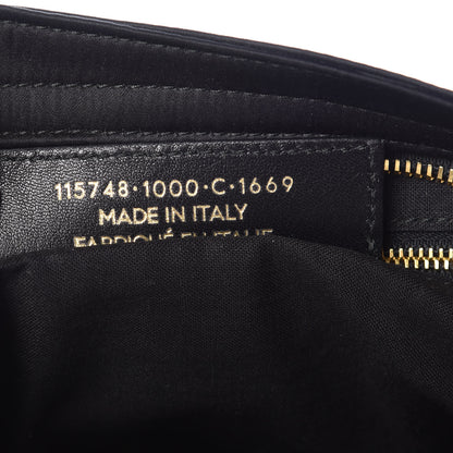 Balenciaga Satin Classic Gold Hardware City Black 10 of 11