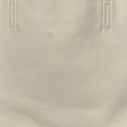 Hermes Taurillon Clemence Double Sens 36 Reversible Tote Gris Perle Orange 14 of 16