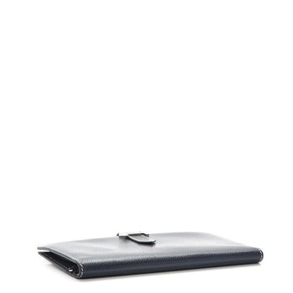 Hermes Courchevel Bearn Wallet in Bleu Indigo 4 of 7