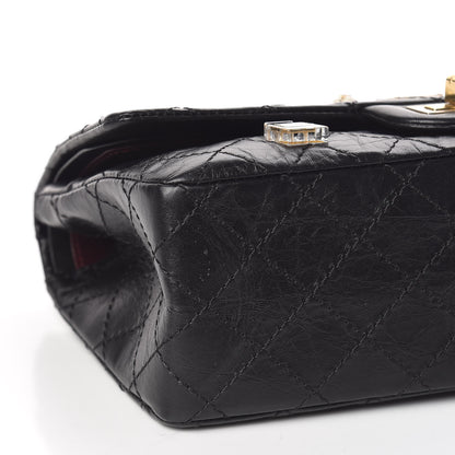 Chanel Aged Calfskin Lucky Charms 2.55 Reissue 225 Flap Black 8 of 10