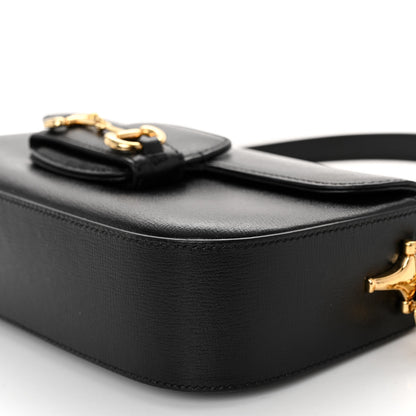 Gucci Azalea Calfskin Small Horsebit 1955 Chain Shoulder Bag Black 10 of 10