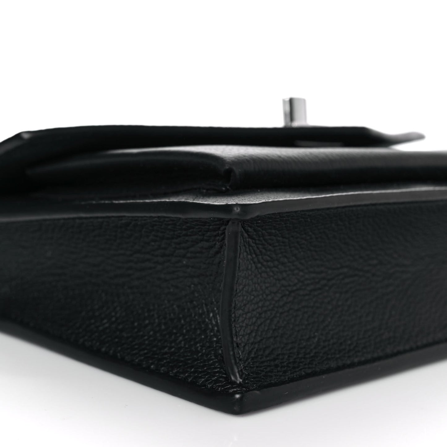Soft Calfskin My Lockme Chain Pochette Black