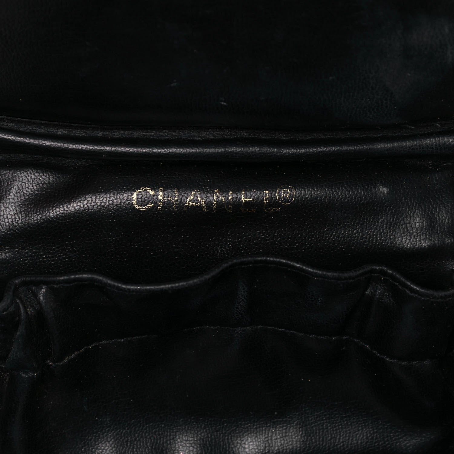 Chanel Lambskin Vanity Cosmetic Case Black 6 of 21