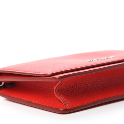 Givenchy Sugar Goatskin Pandora Chain Wallet Red 6 of 11