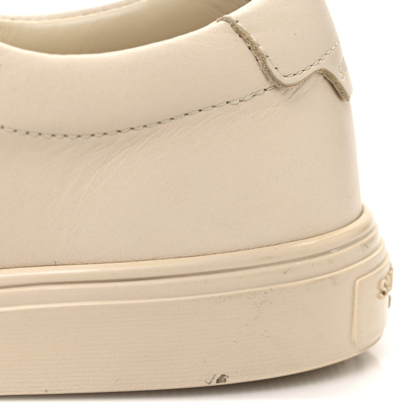 Calfskin Andy Low Top Sneakers 36 Dark Coquille