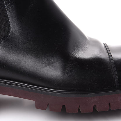Louis Vuitton Calfskin Chelsea Ankle Boots 8 Black 8 of 10