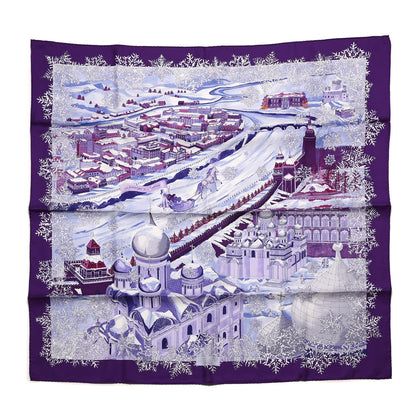 Hermes Silk Scarf De Passage a Moscou Scarf 90 1 of 4