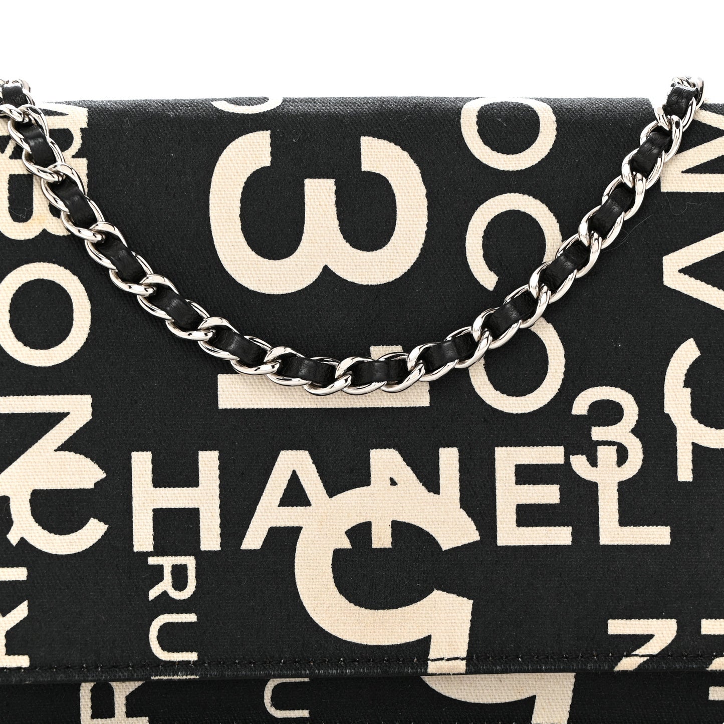Denim Coco Wallet On Chain WOC Black