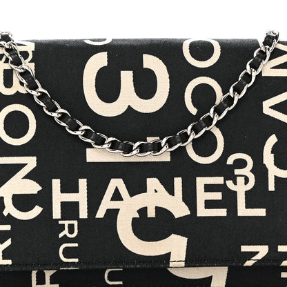 Chanel Denim Coco Wallet On Chain WOC Black 9 of 11