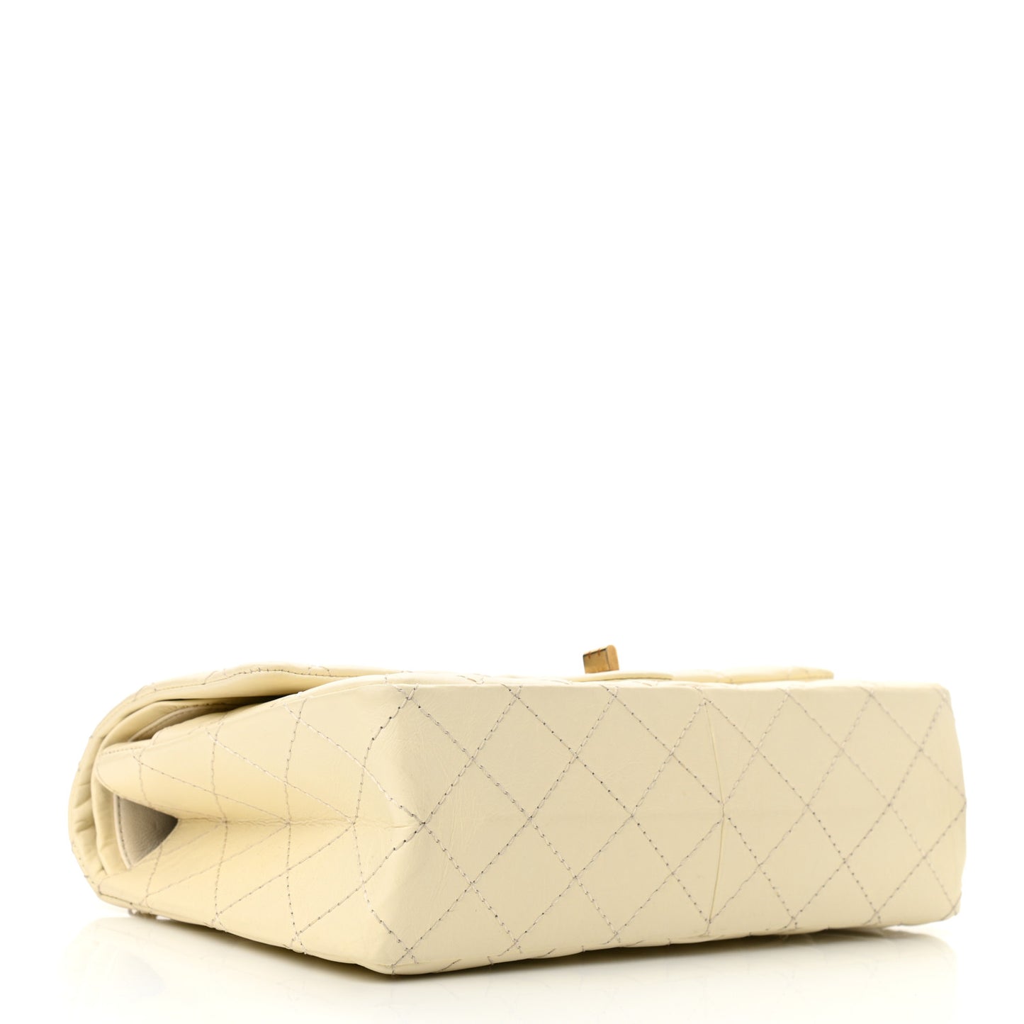Aged Calfskin Quilted 2.55 Reissue 226 Flap Ivory