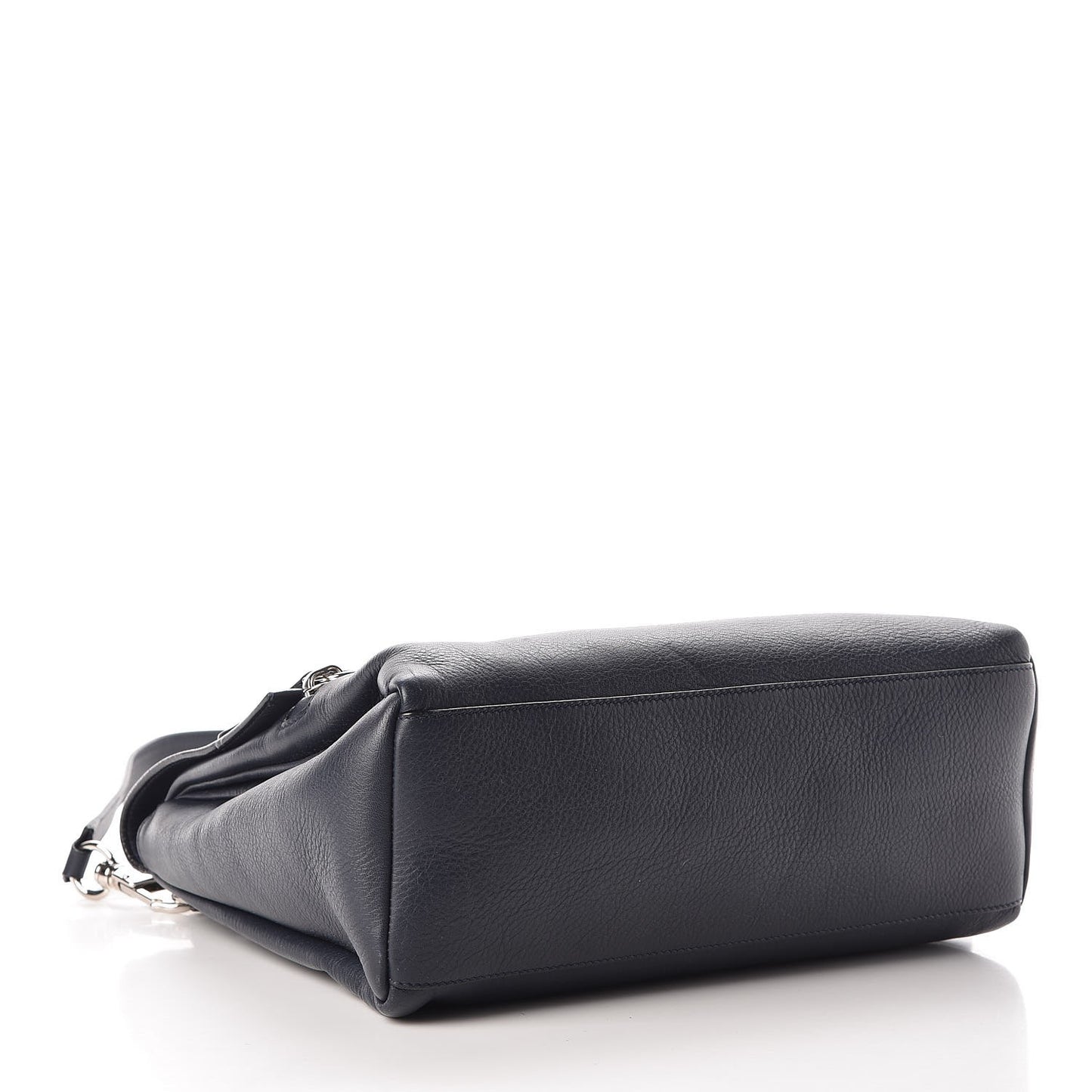 Calfskin Small Pandora Pure Flap Bag Blue