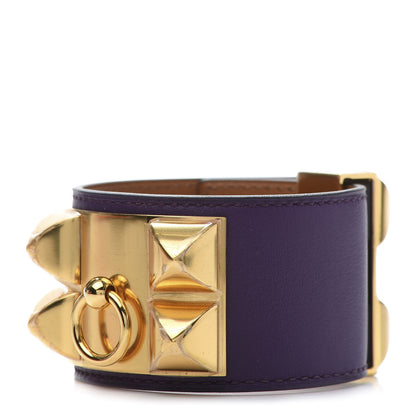Hermes Swift Collier de Chien CDC Bracelet S Ultra Violet 1 of 9