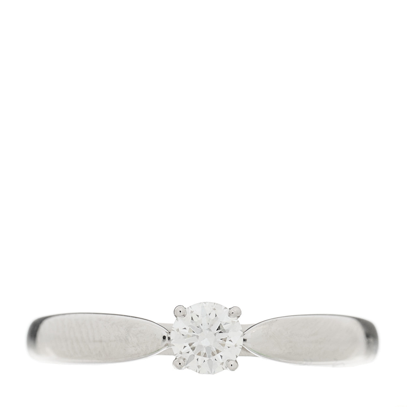 Tiffany Platinum Diamond .18ct Harmony Solitaire Engagement Ring 49 4.75 1 of 6