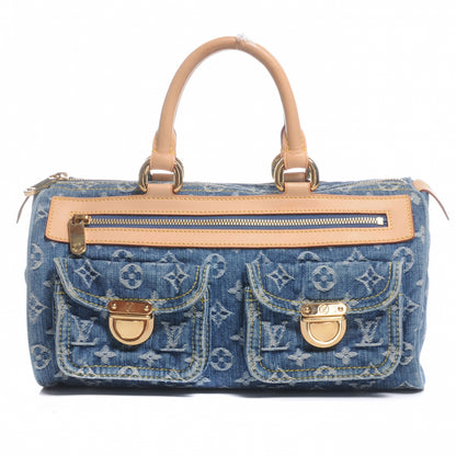 Louis Vuitton Monogram Denim Neo Speedy Blue 1 of 9