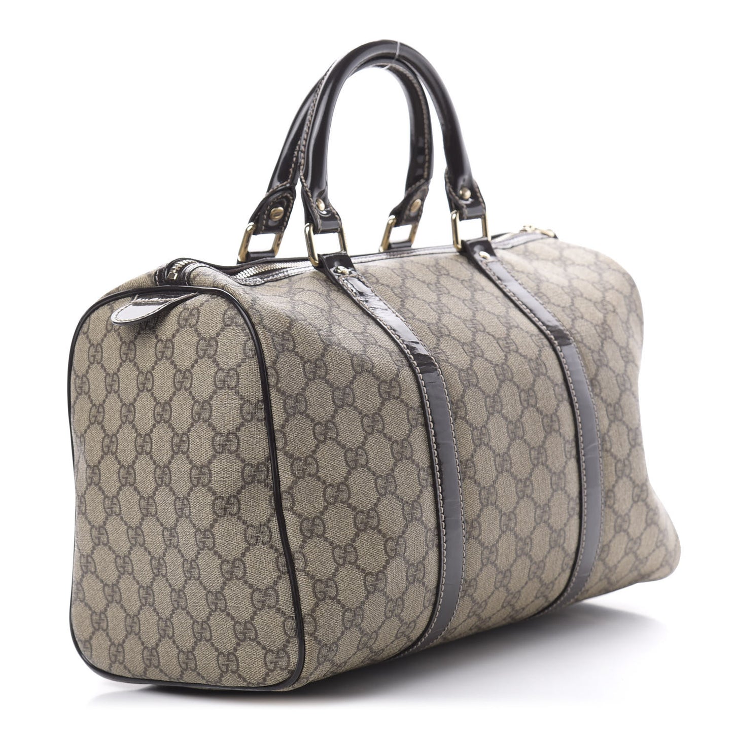 GG Plus Monogram Medium Joy Boston Dark Brown