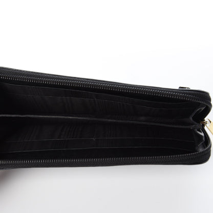 Chanel Caviar CC Timeless Large Zip Around Wallet Black 5 of 14