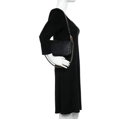 Louis Vuitton Empreinte Monogram Giant Multi Pochette Accessories Black 2 of 10