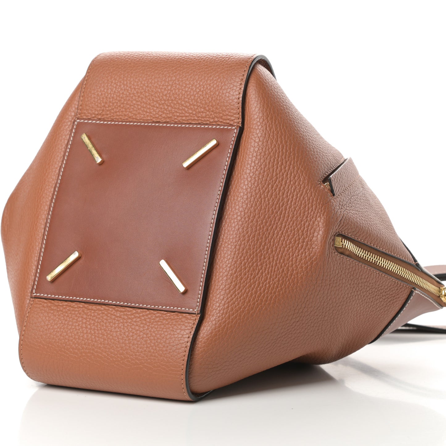 Calfskin Small Hammock Shoulder Bag Tan