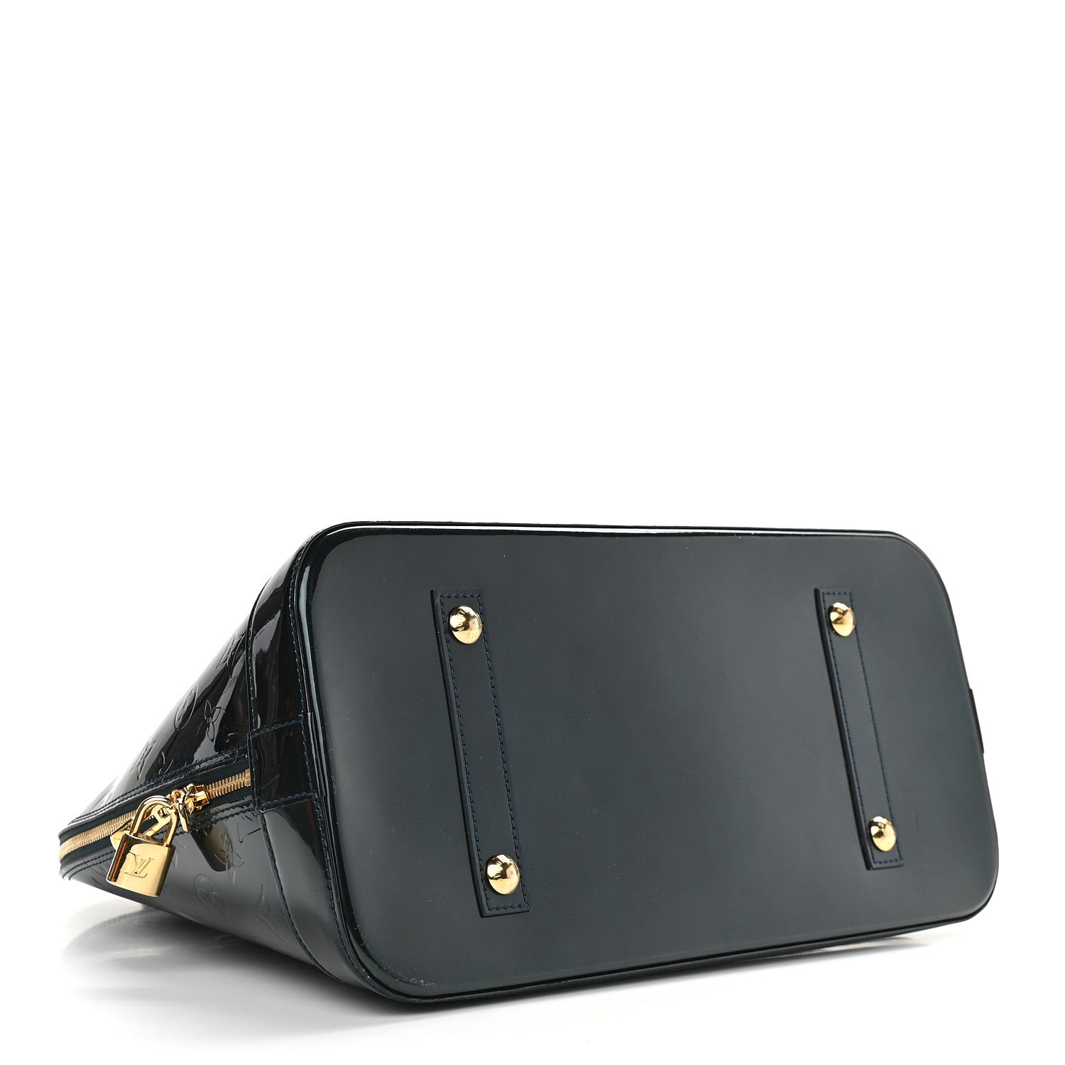 Louis Vuitton Vernis Alma GM Blue Nuit 4 of 9