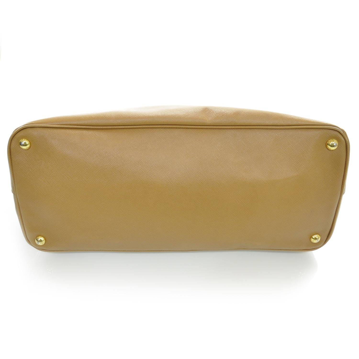 Prada Saffiano Lux Tote Caramel 4 of 9