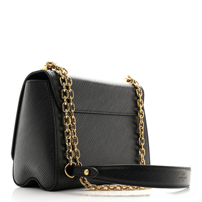 Louis Vuitton Epi Twist Shoulder Bag MM Black 3 of 10