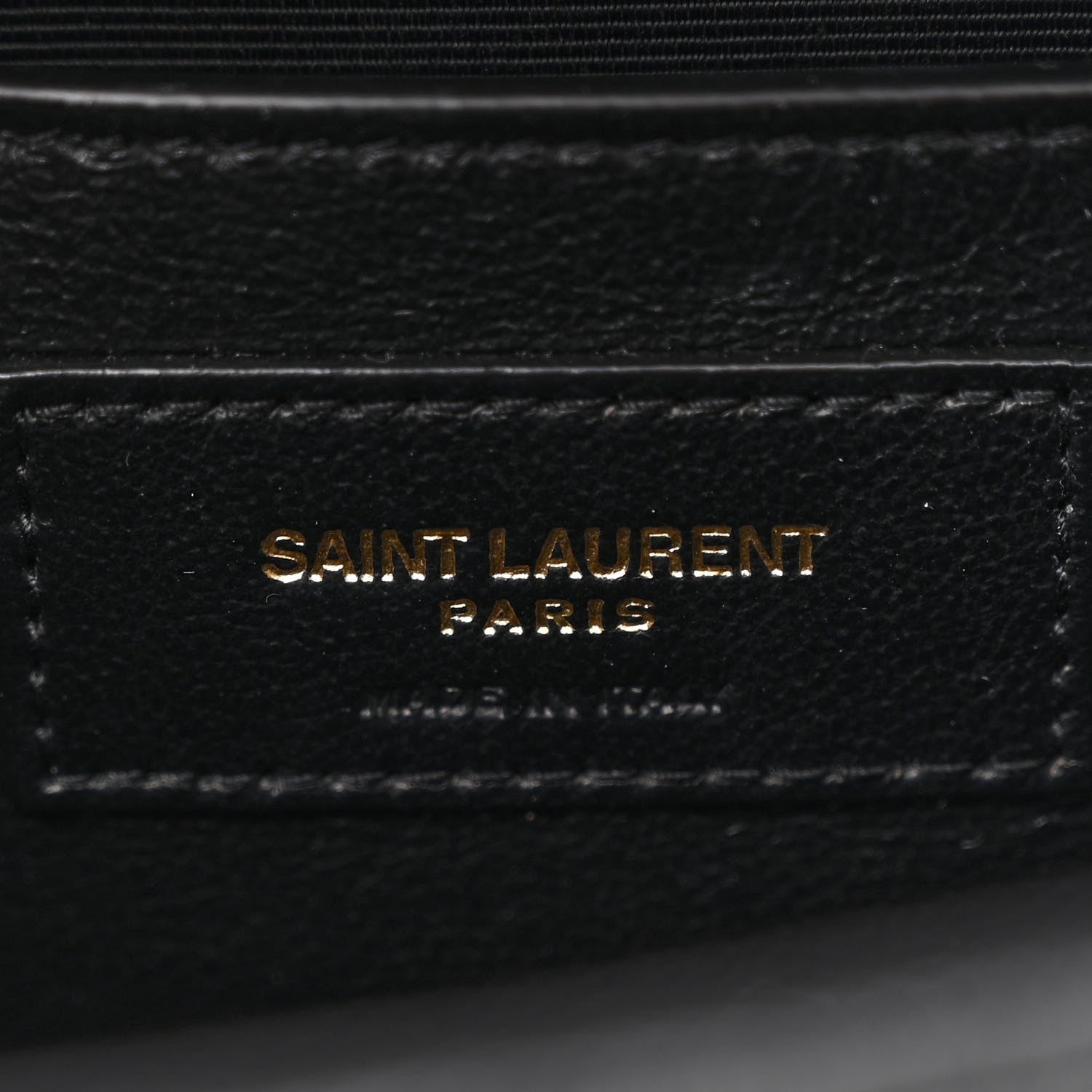Saint Laurent Grain De Poudre Textured Mixed Matelasse Triquilt Medium Monogram Satchel Black 6 of 10