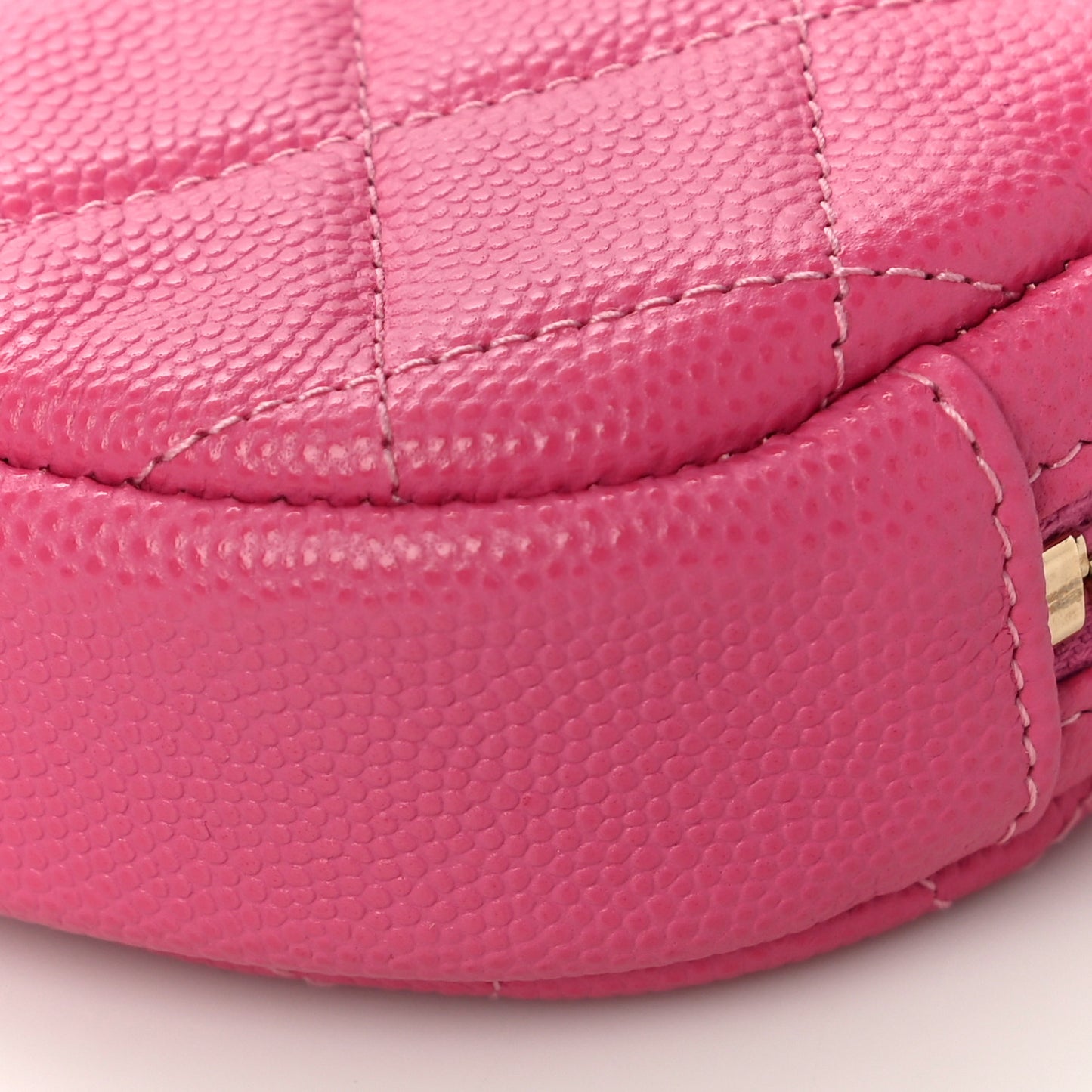 Caviar Quilted Zip Around Classic Coin Purse