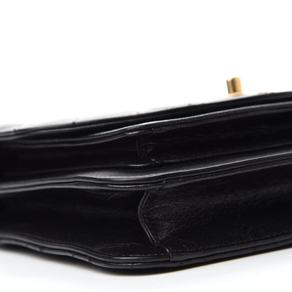Chanel Calfskin Caviar Quilted Chain Handle Flap Black 6 of 12