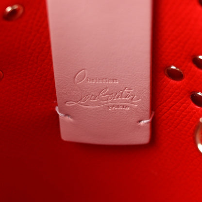 Christian Louboutin Calfskin Empire Spike Studded Mini North South Cabata Tote Rosy 6 of 8