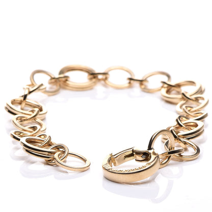 Tiffany 18K Yellow Gold Interlocking Circles Link Bracelet 5 of 5