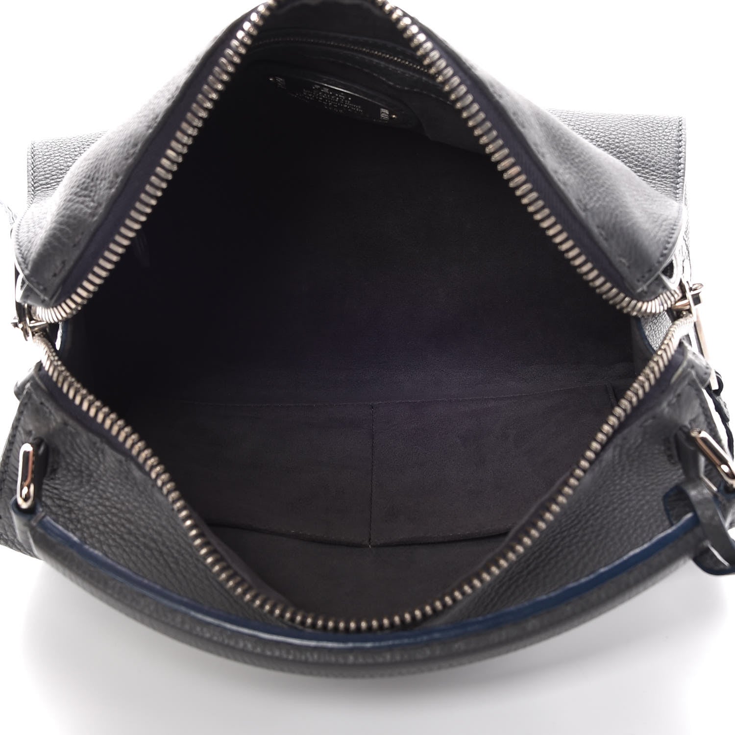 Fendi Cuoio Romano Selleria Lei Boston Tote Asfalto 5 of 9