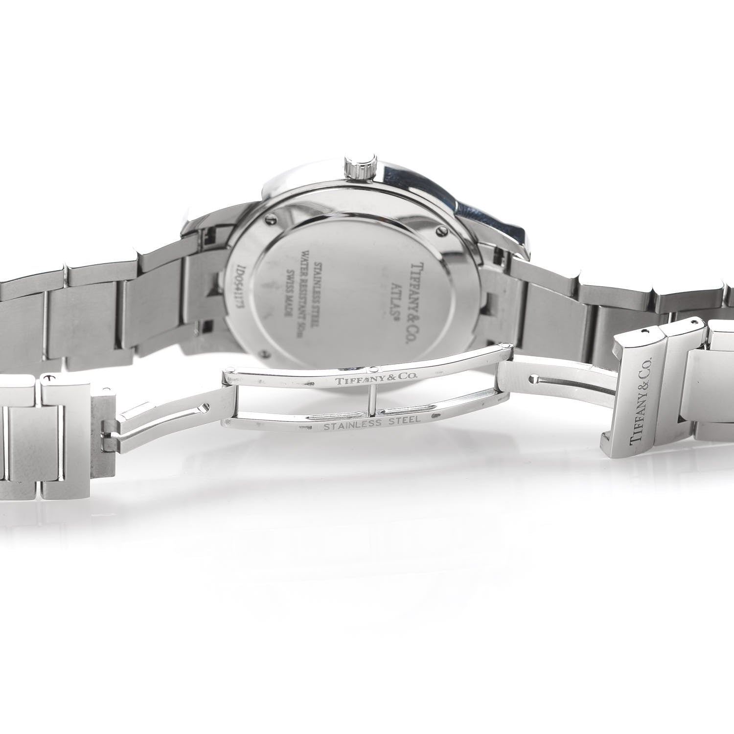 Tiffany Stainless Steel 37mm Atlas 2-Hand Quartz Watch Black 6 of 6