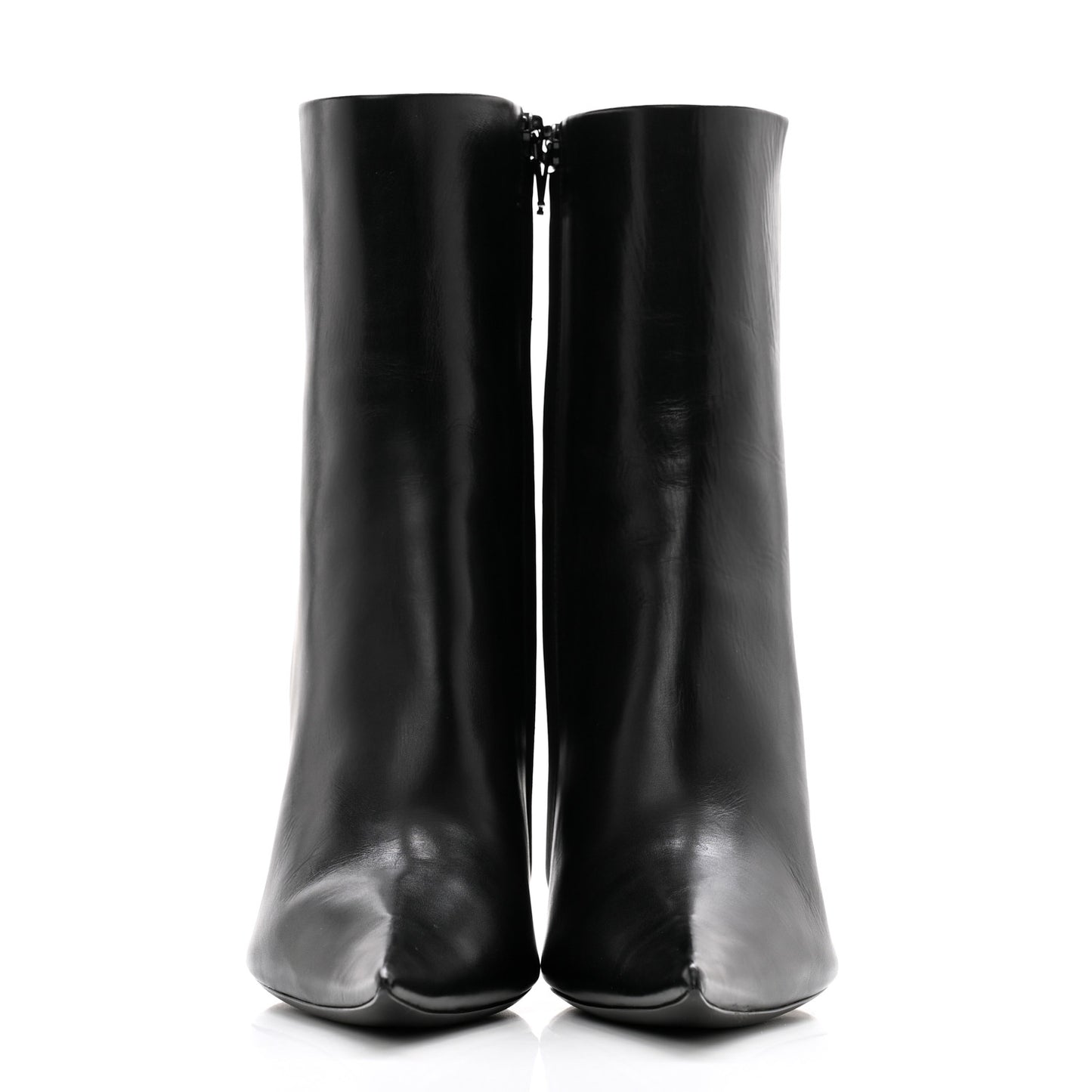 Calfskin Hourglass Bootie 38 Black