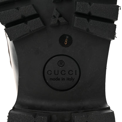 Gucci Cordovan Lux Mens Harald Horsebit Ankle Boots 8 Black 6 of 8