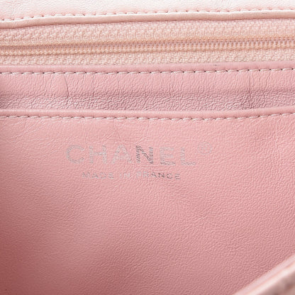 Chanel Lambskin Quilted Jumbo Single Flap Light Pink 7 of 13