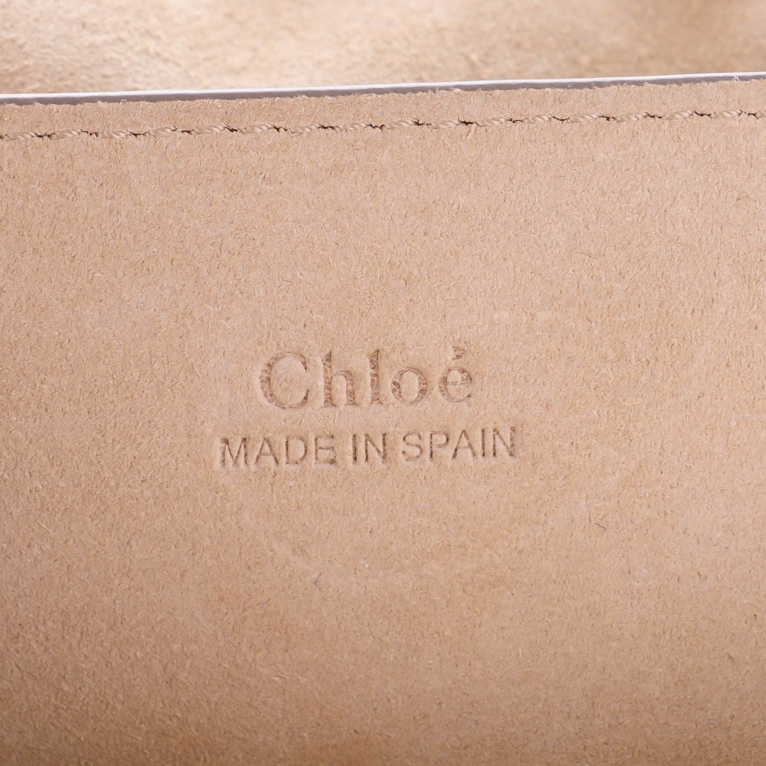 Chloe Suede Calfskin Small Faye Shoulder Bag Motty Grey 6 of 7