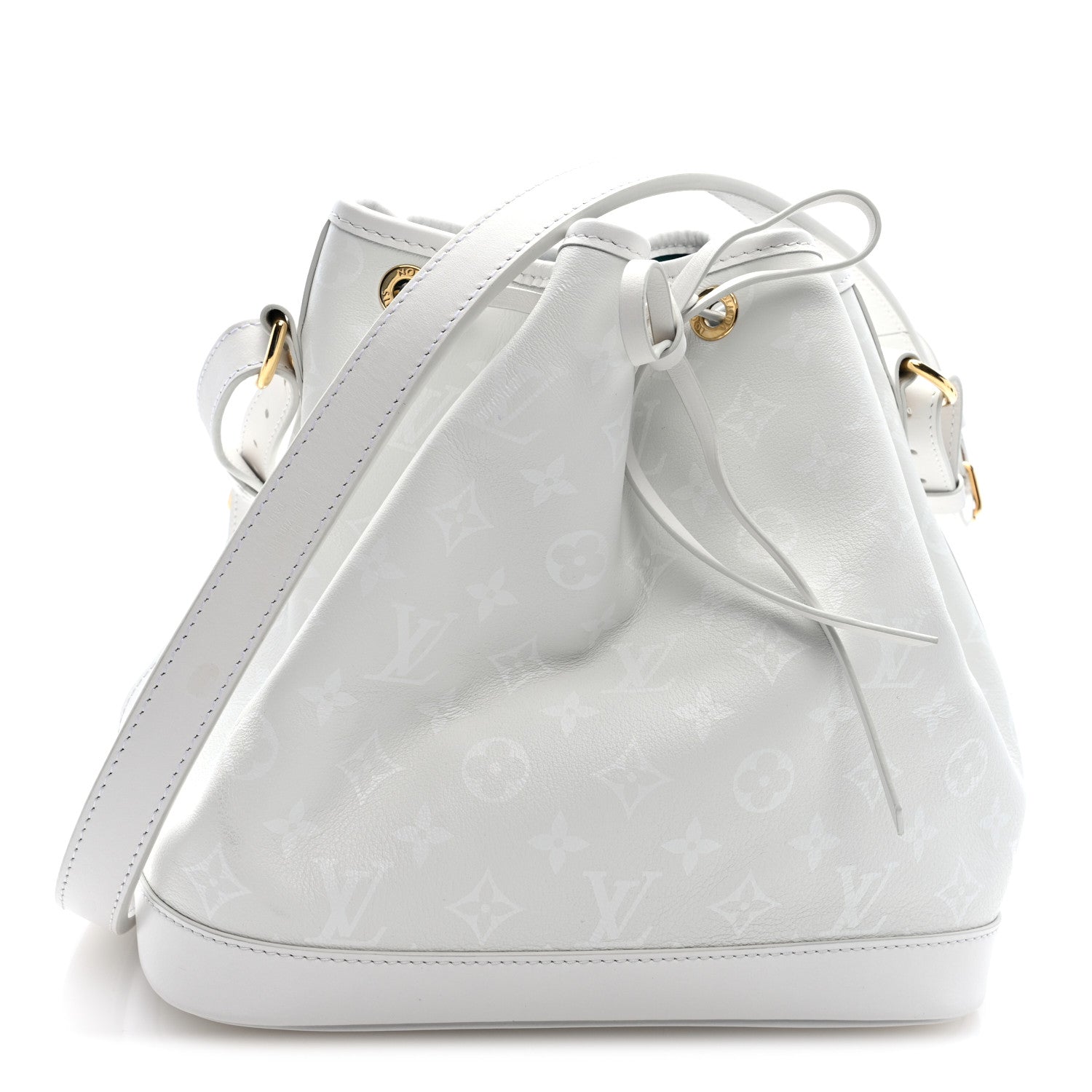 Louis Vuitton X SUN YITIAN Calfskin Monogram Petit Noe White 1 of 10