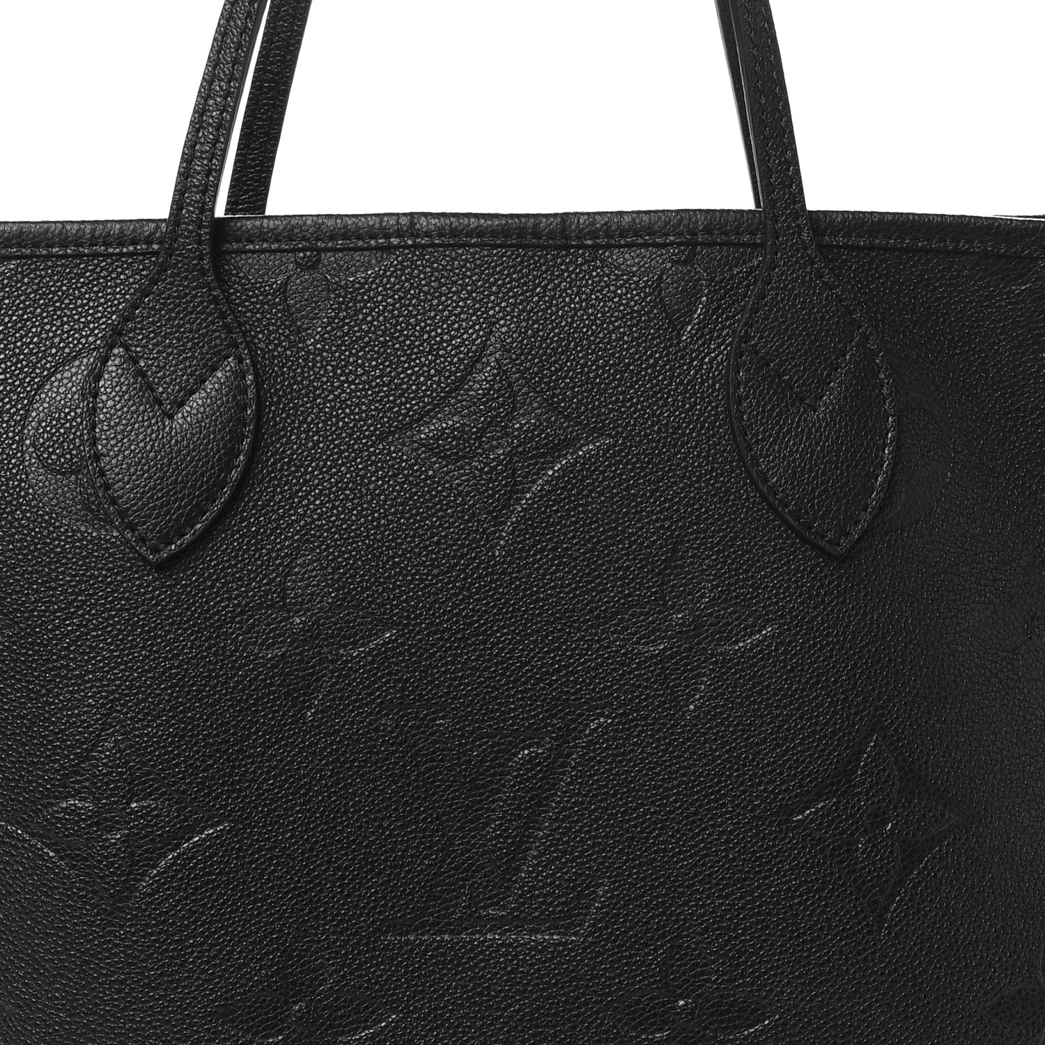 Louis Vuitton Empreinte Monogram Giant Neverfull MM Black 8 of 10