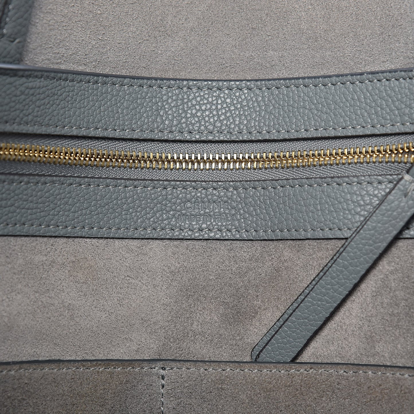 Soft Grained Calfskin Small Belt Cabas Storm