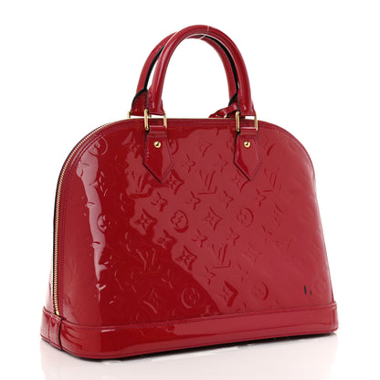 Louis Vuitton Vernis Alma MM Pomme D'Amour 3 of 10